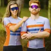Racing sets andningsbara unisex kort ärm cykling tröja våren/sommaren anti-pilling miljökläder toppvägslagskläder