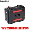 12V Lifepo4 Battery Pack 200ah RV Outdoor Rechargeable Battery Golf Cart Inverter Forklift Motor Solar Energy Storage Backup