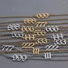 Anklets Angel Number For Women Jewelry 111 222 333 444 555 666 777 888 999 Stainless Steel Tobilleras Mujer Gold Ankle Bracelet