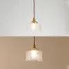 Hängslampor vintage mässing sovrum lamp tak ljus kök hem dekoration vardagsrum nordiskt loft ljuskrona led belysning fixtur