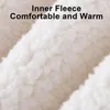 Одеяла мягкие тепловые наплечники Имитация кашемир густой теплой шеи и обертывание для взрослых пожилых людей Удобные зимние принадлежности одеяло