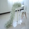 Ingen stand) dekoration vit riktig beröring gipsophila baby andning konstgjord blomster rad arrangemang bröllop bord mittpieces blommor boll fönster display imake600