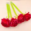 Piece Lytwtw's Cute Kawaii Red Rose Flower Pen Office School Supplies Stationery Creative Sweet Pretty Lovely Soft Gel