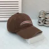 Fashion Ball Caps Summer Casual Cap Designer Blending Dome Hats for Man Woman Letter Design 4 Color Option