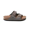 Дизайнер Birkinstock Slippers Boken Men and Women Boken Arizona Двухлоковые пробковые тапочки пляжные сандалии