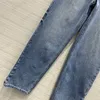 Harlan Jeans Design semplice e classico per nascondere la carne e mostrare pantaloni di jeans sottili Processo di fissaggio del colore ad alta temperatura Pantaloni larghi e comodi per le donne 1970 TMB6