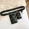 Midjeväskor Kvinnor Märke Fanny Pack Fashion Leather Belt njurar Högkapacitet Vattentät multipocket Pack Banana 230220