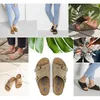 Designer Birkinstock Slippers Genuine Leather Cork Slippers Boken Shoes Soft Soles Boken Couple Sandals Zurich