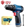 Trapano a percussione cordless DongCheng 12V Max Series 35N.m con motore brushless
