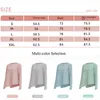 Active Shirts Women's Long Sleeve Yoga Shirt Light Naked Running Sports Female Loose Breathing Top Quick Dry Fitness Gym Crop Tops