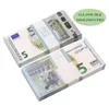 Prop Money Impresión completa 2 caras Una pila Dólar estadounidense Billetes de la UE para películas Día de los Inocentes NiñosNRTJH9D2