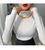 Blouses Shirts Woman Designer Hoodie Womens Top Yoga High Necks Long Sleeves S-L prad t tee