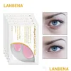 Autres outils de soins de la peau Lanbena 1 paire de masque pour les yeux au collagène de cristal Eyees Pads pour la réparation des cernes Supprimer la livraison de goutte de gel Santé Être Dhby0