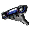 Bluetooth Car Kit FM Transmissor sem fio Hands Aux Modator mp3 player tf dual USB 2.1a