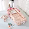Baby Rail Portable Nest Playpen Bed Cradle born Crib Cushion Bassinet Stroller Fence with Bag Travel 230217
