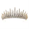 Tiaras Hochzeit Krone Haarschmuck Braut Kopfbedeckung Barock Strass Gold Silber Farbe Tiaras Prinzessin Zubehör für Queen's Party Z0220