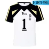 Herren T-Shirts Haikyuu 3D T-Shirt Volleyball Team Uniform Trainingskleidung Mann Frau Hemd Kinder T-Shirt Sommer Casual Kurzarm Jungen Tops