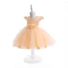 Girl Dresses Girls Princess Gown Flower Wedding Evening Dress Ball Tutu Children Party Clothes Kids