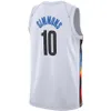 1 Mikal Bridges BKN Netts Basketball Jerseys 10 Ben Simmons 24 Cam Thomas 17 Dennis Schroder 33 Nic Claxton 2 Cameron Johnson Lonnie Walker City Custom Jersey Men