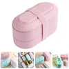 Ensembles de vaisselle Snack Container Leakproof Bowl Bento Box Adultes Portable Sealing Aldult Lunch