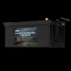 Batterie Lifepo4 24v 120ah, 100ah, pour camping-car, batterie solaire, Rechargeable au Lithium, pour camping en plein air, moteur de bateau