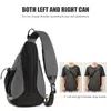 Waist Bags Mixi Men One Shoulder Backpack Women Sling Crossbody USB Boys Cycling Sports Travel Versatile Fashion Student School 230220