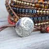 Очарование браслетов Прибытие 4unik Boho ручной работы винтажный веганский браслет натуральный камень