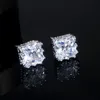 Ohrstecker ThreeGraces Brilliant Cubic Zirconia White Gold Color Big Square For Women Trendy Holiday Daily Jewelry ER764Stud Dale22