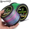 Braid Line Sougayilang X8 Strands Braided Fishing Line 350M 550M Multifilament PE Fishing Line Max Drag 58.4LB for Saltwater Sea Fishing 230220