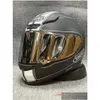 Capacetes de motocicletas de alta qualidade abs shoei z7 hush preto e branco capacete de quatro esta￧￵es homens homens grop entrega mobiles dhrqa