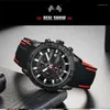 Wristwatches MEGIR 2055 Men's Casual Silicone Strap Sport Brand Watch Waterproof Quartz Chronograph Men Watches Montre Homme