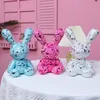 Easter Party PP Plush Bunny Toys Glitter Rabbit Bear Creative Designed Spring Event Ragazzi Ragazze Regali