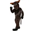 Costume de mascotte de taureau Animal de noël Costume de personnage de dessin animé Costume Halloween adultes taille fête d'anniversaire tenue de plein air caritatif