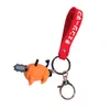 Chainsaw Man Keychains Karikatür Figürleri Kadınlar İçin Sevimli Karikatür Silikon Anime Keyingler Denji Pochita Bebek Kolye Key Sahibi Sırt Çantası Takı için