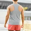 Tampas masculinas camisetas masculinas fisiculturismo respirável confortável fitness muscular M-2xl Singlets de poliéster sem mangas