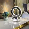 Tafellampen K9 kristallen lamp LED Diamant ring ronde bureau lightide Bedide woonkamer kantoor decoratie cadeau luminaire slaapkamer bruiloft