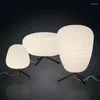 Lâmpadas de mesa pós-moderna Foscarini rituais de vidro branco LED E27 Luz para o quarto da sala do quarto Restaurante AC 80-265V