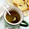 Infusore per tè riutilizzabile Teiera in acciaio inossidabile a forma di cuore Bollitore per tè con chiusura Filtro per condimento Palla a base di erbe Sfera per tè Ceppo di spezie