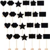 Party Decoration Wood Mini Chalkboard Signs Small Blackboard Food Labels for Weddings Message Board Special Event Decorations Wholesale KDJK2302