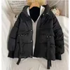 Trench da donna Moda Inverno Abbigliamento da donna Parka di grandi dimensioni Giubbotti corti imbottiti in cotone Capispalla per ragazze JP324