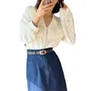 Work Dresses Aristocratic Women's Fashion Clothing Street Knitting Cardigan For Denim Skirts Two Pieces Spring And Autumn Womens Clothes