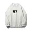 2022 ESS Black Hoodies for Men Women Pullover Hoody Sweatshirt Lång ärm Loose Hooded Sweater Cotton Streetwear Clothing Fleece 8lnx