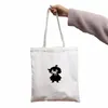 Sacs de soirée Bungou chiens errants femmes Harajuku gothique toile sac horreur dessin animé grande capacité Shopper mode décontracté épaule