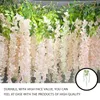 Decorative Flowers Artificial Flower Plant Vine Hanging Decor Leaf Ornament Wedding Engagement Layout Props For Home El Corridor