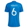 23/24 Italia CHIESA Soccer Jerseys 2023 Italy 125th RASPADORI VERRATTI BARELLA DONNARUMMA Shirt TOTTI LORENZO POLITANO ZANIOLO MIRETTI Football uniform