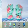 Детские перчатки для пальцев медовые детские лыжные лыжные лыжные водонепроницаемые теплое солодные варежки для девочек мальчики на открытом воздухе езды на езде на велосипеде ветропроницаемые сноуборд 230220