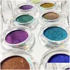 Ombre À Paupières Caméléon Étanche Lumière Changeante Palette De Paillettes D'ombres Shimmer Bling Diamant Métallique Mat Fard À Paupières Drop Delive Dhpof