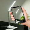 Tischlampen Smart Touch Folding Led Desktop Leselampe Schlafzimmer Nachttisch Studentenwohnheim Studie Augenschutz Schreibtisch USB-Stecker