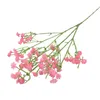 زهور الزهور الزهور أكاليل 1/3pc gypsophila الاصطناعية باقة الأطفال التنفس الرؤوس المزيفة DIY محاكاة الزفاف الزفاف ديكور