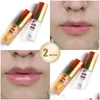 Lip Plumper Nageta Set Gingembre Huile de menthe poivrée Améliore les lèvres dodues Outil de soin Essence Baume Plante Drop Livraison Santé Beauté Maquillage Dhbj5